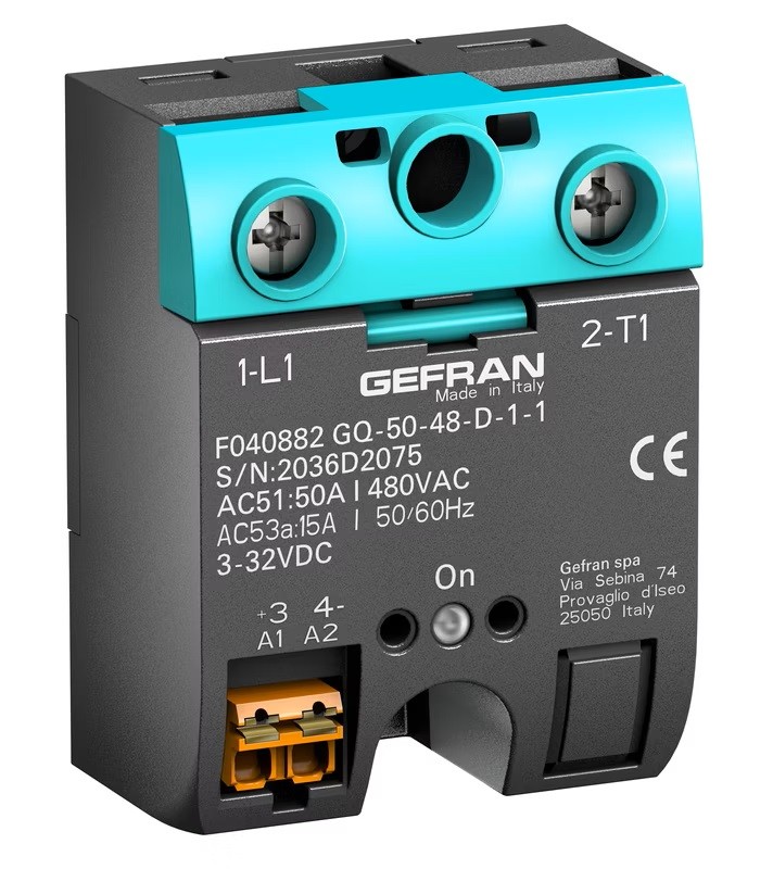 Gefran GQ 25  SOLID STATE RELAYS WITH/WITHOUT HEATSINK