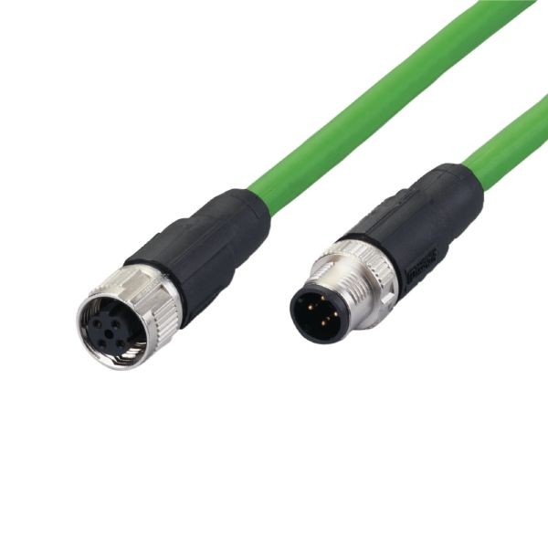 IFM   Ethernet connection cable E12424 VDOGN040ZDS0020L04STGN040ZDS