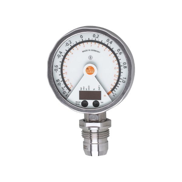 IFM   Flush pressure sensor with analogue display PG2899 PG-1-1BREA01-MFRKG/US/ /P
