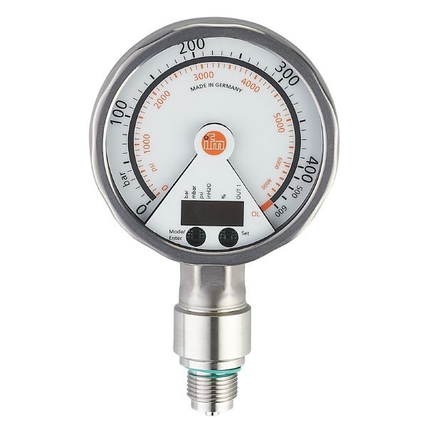IFM   Pressure sensor with analogue display PG2452 PG-100-REB12-MFRKG/US/ /P