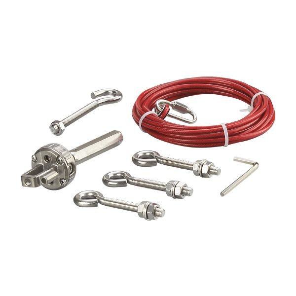 IFM   Rope tension kit for safety rope E-STOP ZB0054 Rope Kit Stainless Steel 5m