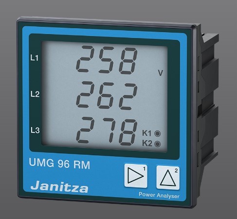 Janitza   UMG 96RM-P 90/277V AC Analyzer